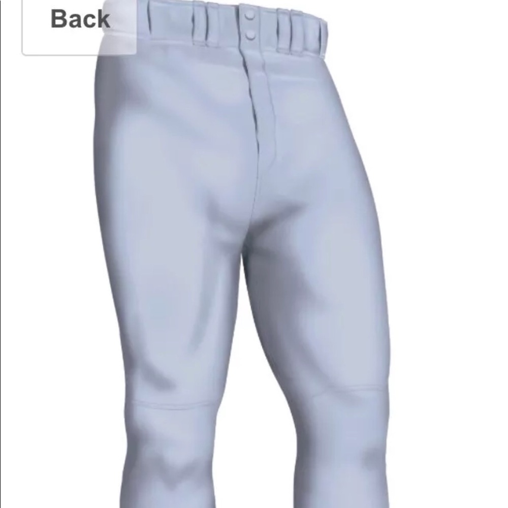 Easton Deluxe Youth Baseball Pants Elastic Cuff